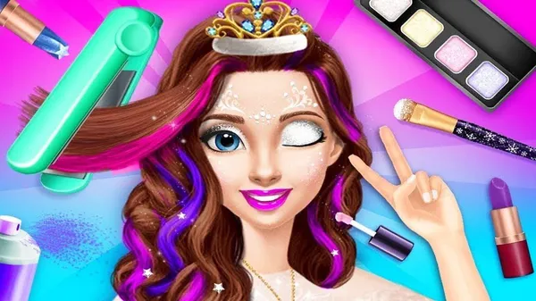 game trang điểm - Glam Hair Salon